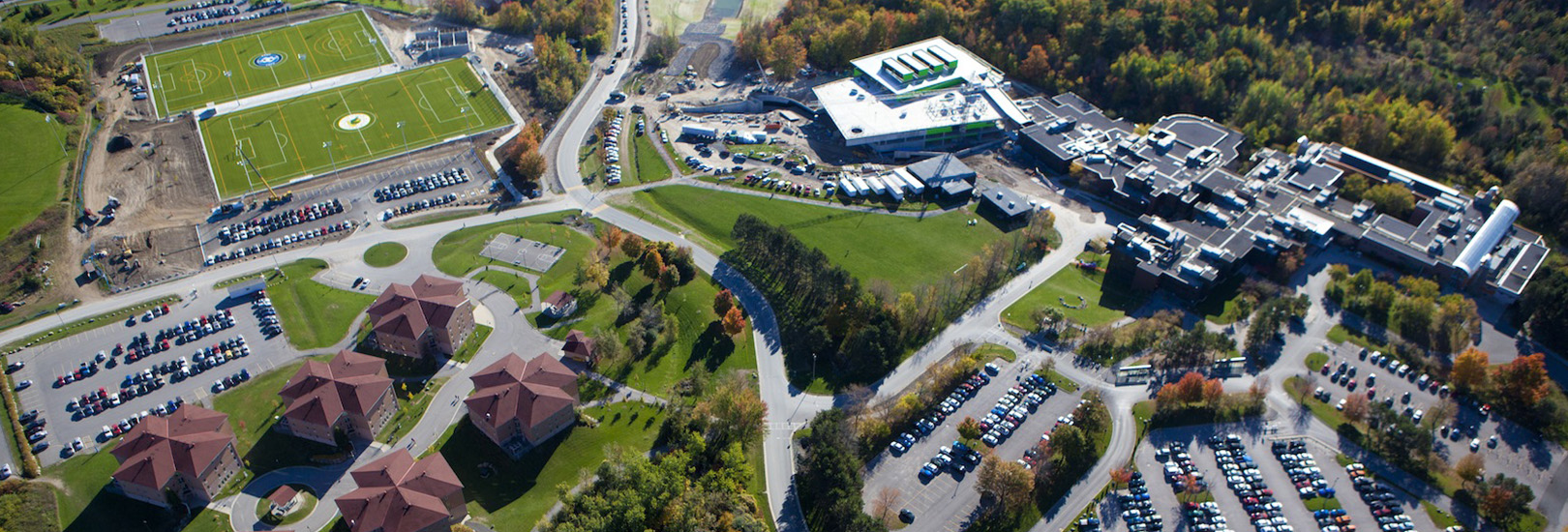 Fleming College - Sutherland Campus aerial shot